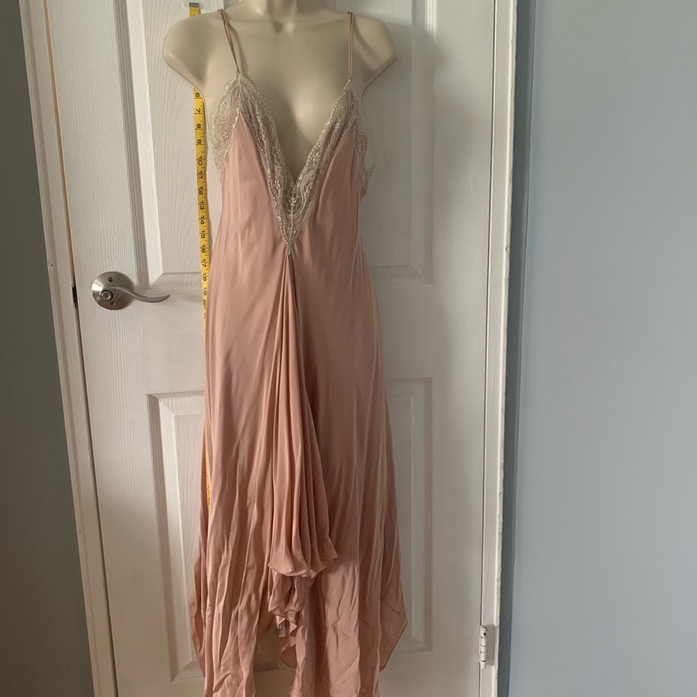Stella McCartney Pink wit lace Asymmetrical hem vintage Dress